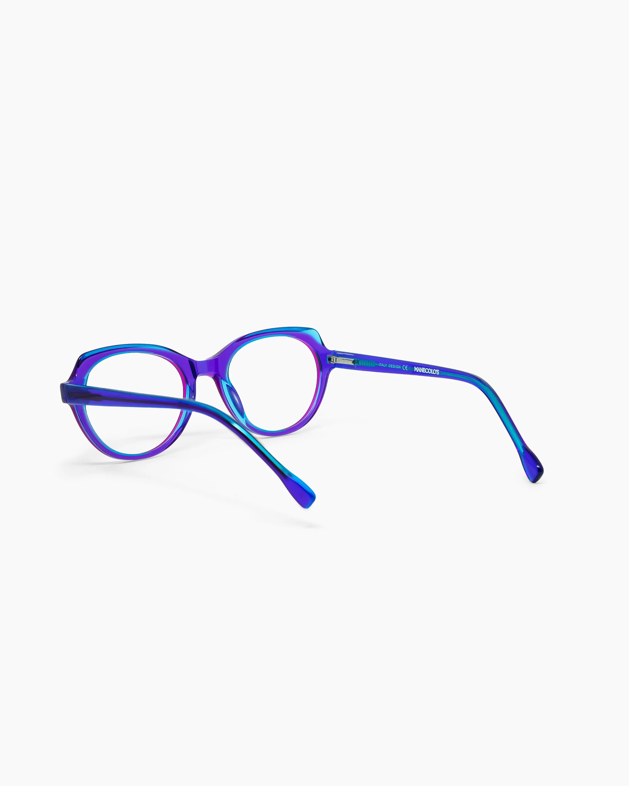 Óculos de grau Croce — Roxo Translúcido, em perspectiva