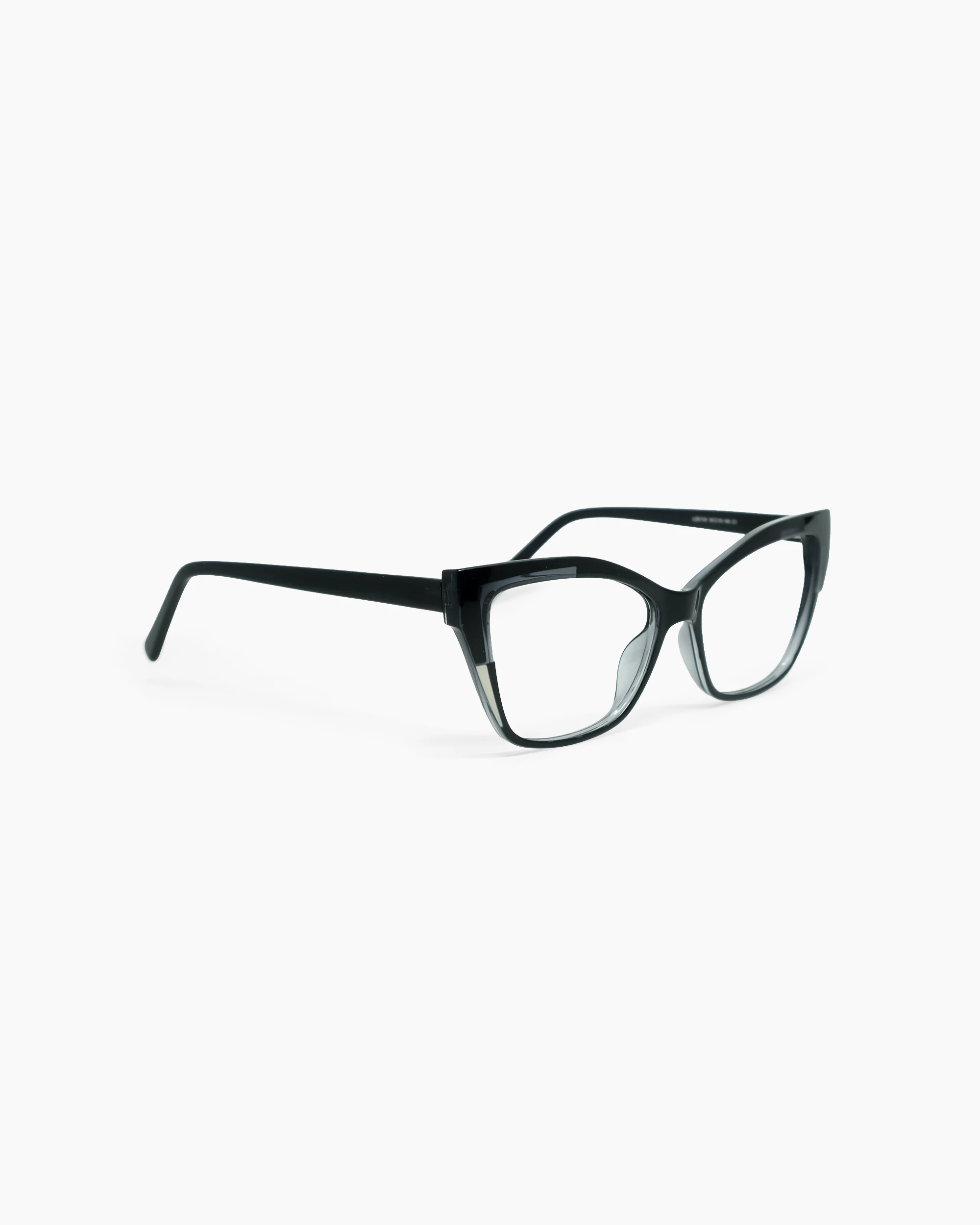 Óculos de grau Frattina — Preto e Cinza, em perspectiva