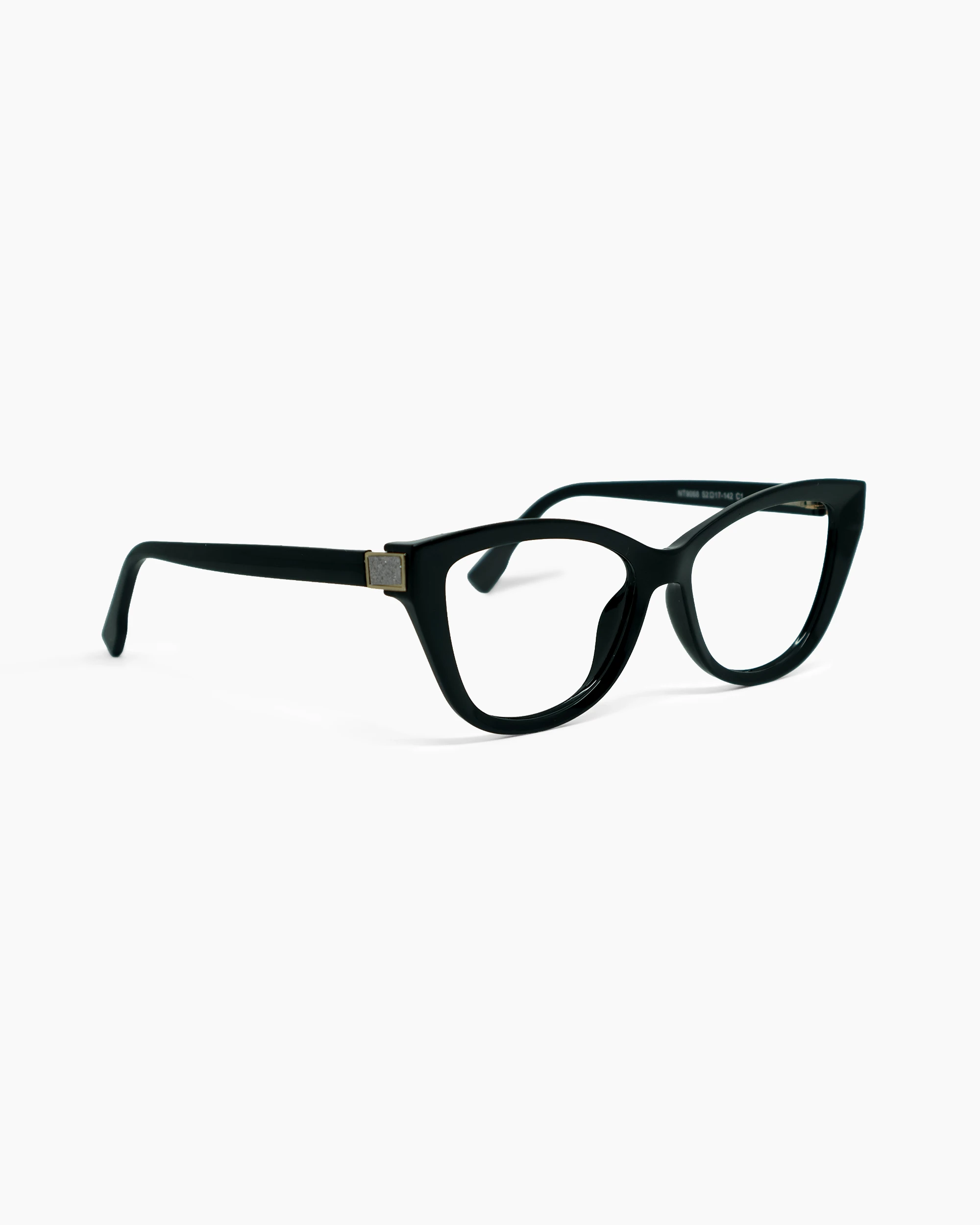 Óculos de grau Giulietta — Preto, em perspectiva