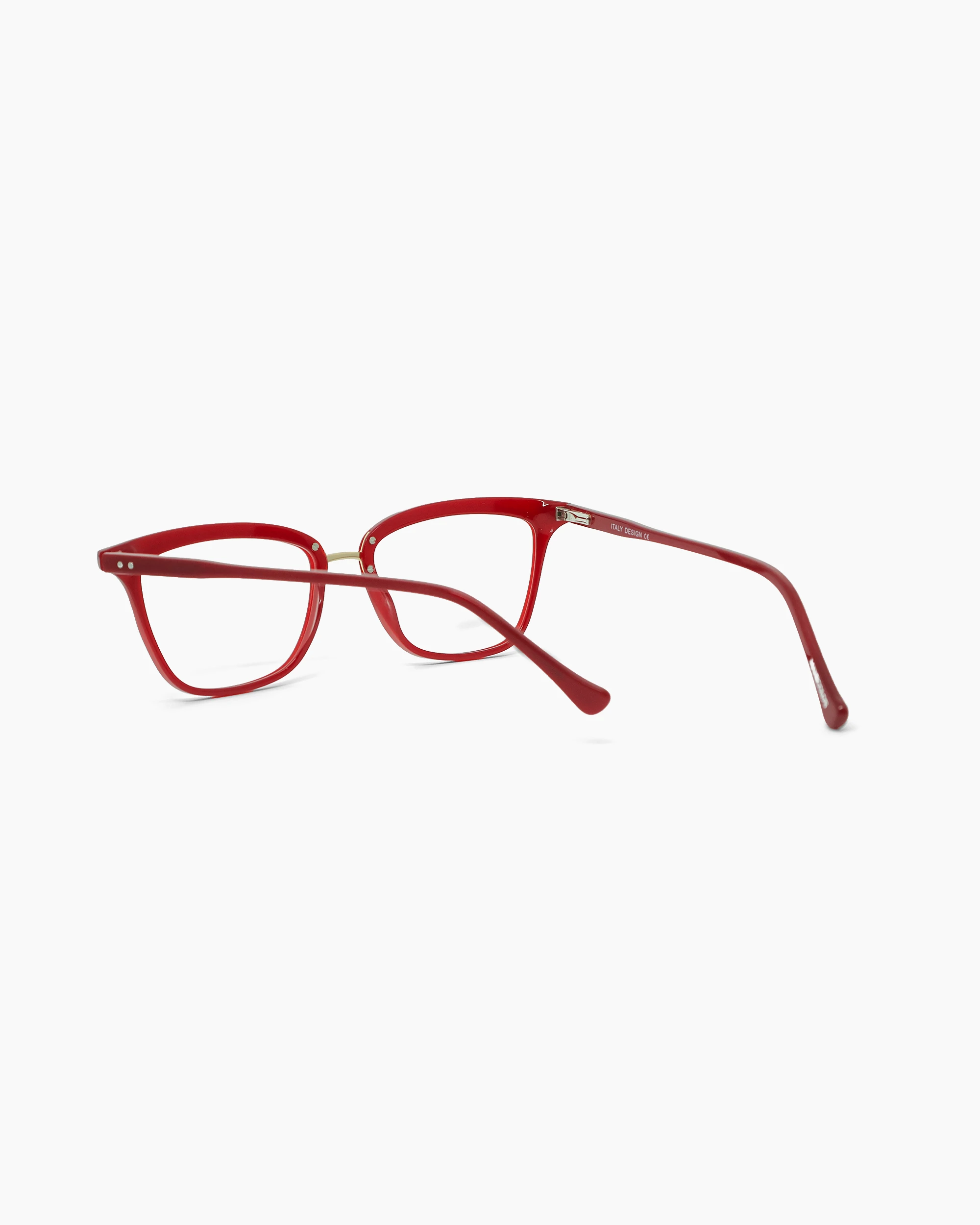 Óculos de grau Ripetta — Vermelho, em perspectiva